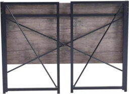 Folding Computer Desk Workstation Foldable For Office Home Study Writing Table No Assembly 80Cm - thumbnail 4