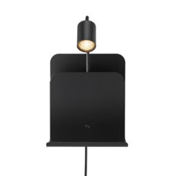 Nordlux Roomi Metal Wall Light  Black,plug In Or Mains - thumbnail 2