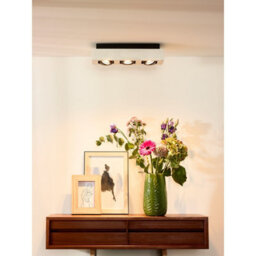 Lucide Xirax Modern Ceiling Spotlight - Led Dim To Warm - Gu10 - 3X5W 2200K/3000K - White - thumbnail 4