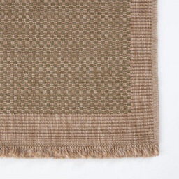 The Rugs Nature Collection Indoor Outdoor Patio Garden Rug Green Square Dots Design Weatherproof Jet Washable 5200G - thumbnail 6