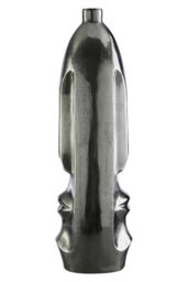 Orsina Viso Tall Sleek Glass Vase - thumbnail 4