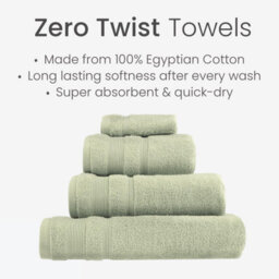 Allure Bath Fashions Luxury Zero Twist Egyptian Cotton Bath Sheet - Sage Green - thumbnail 5