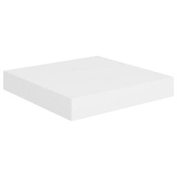 Berkfield Floating Wall Shelves 4 Pcs White 23X23.5X3.8 Cm Mdf - thumbnail 4