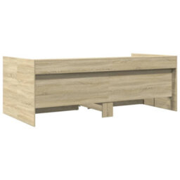Walplus Daybed With Drawers Without Mattress Sonoma Oak 90X190 Cm Single - thumbnail 6