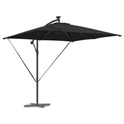 Berkfield Cantilever Banana Parasol Black 249 X 249 X 250 Cm - thumbnail 3