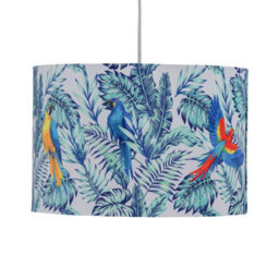 First Choice Lighting Set Of 2 Parrot - Velvet Parrot 30Cm Pendant Or Table Lamp Shades - thumbnail 4