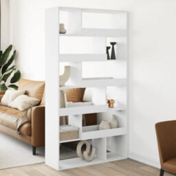 Berkfield Room Divider White 100X33X187.5 Cm Engineered Wood
