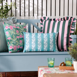 Wylder Chelsea Outdoor Polyester Filled Cushion, Mineral Blue, 30 X 50Cm - thumbnail 5