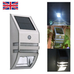 Solar Pir Motion Sensor Wall Light Dual Led Outdoor Garden Security Lamp Array Color - thumbnail 4