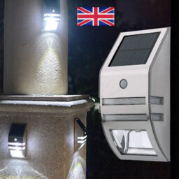 Solar Pir Motion Sensor Wall Light Dual Led Outdoor Garden Security Lamp Array Color - thumbnail 3