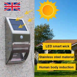 Solar Pir Motion Sensor Wall Light Dual Led Outdoor Garden Security Lamp Array Color - thumbnail 2