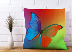 Warren Reed Designer Vibrant Butterfly Cushions 45Cm X 45Cm - thumbnail 2