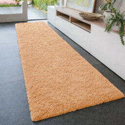 Aspire Homeware Non-Slip Beige Shaggy Rug Soft Fluffy Washable, Medium Hallways Runner, (L)150Cm X (W)80Cm - thumbnail 1