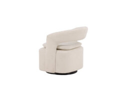 Laurel Single White Boucle Sofa - Swivel Sofa  - D70Xw69Xh71Cm, Seat Height 50Cm - thumbnail 5