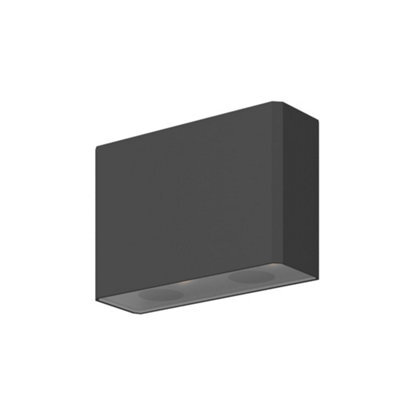 Luminosa Lighting Luminosa Show Outdoor Up Down Wall Lamp Graphite 3000K 200Lm Ip54 - image 1