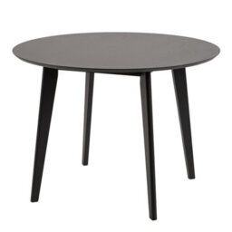 Furniture To Go Roxby Round Dining Table In Black 105X76Cm Included 4 Roxby Dining Chairs In Black - thumbnail 2