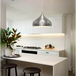Long Life Lamps Company Modern Ceiling Nickel Polished Chrome Pendant Light M0181 - thumbnail 7