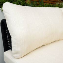 Naples Cream Aluminium 4 Seater Modular Corner Sofa Chaise Garden Set - thumbnail 8
