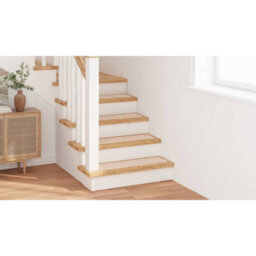 Berkfield Stair Mats With Latex Backing Cream 20X75 Cm - thumbnail 4