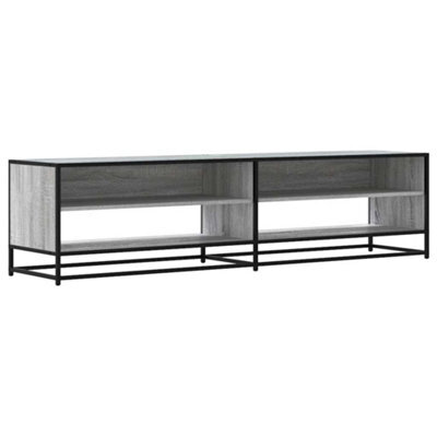 Berkfield Industrial Tv Cabinet Grey Sonoma 180.5X40X46 Cm Engineered Wood - image 1