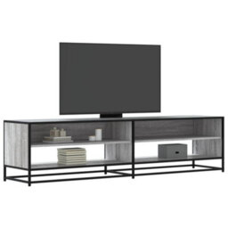 Berkfield Industrial Tv Cabinet Grey Sonoma 180.5X40X46 Cm Engineered Wood - thumbnail 2