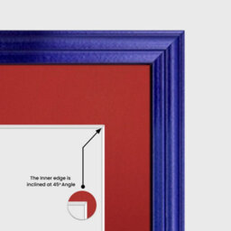 AK Frames 26X8 Purple Classic Multi Photo Frame With Crimson Mount - Holds 5 Apertures (5X) 6X4 Photos - thumbnail 7