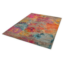 Cloud Galactic Abstract Geometric Modern Cotton Backing Rug For Living Room Bedroom And Dining Room-80Cm X 150Cm - thumbnail 2