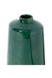 Garda Emerald Glazed Liv Vase, Artisan Ceramic Decor - thumbnail 2