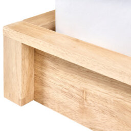 Beliani Bed Without Headboard Wood Antras 180 X 200 Cm (Eu Super King) Light Brown - thumbnail 8