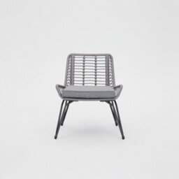 Home Detail Pampas Wicker Garden Lounge Set, Grey - thumbnail 6
