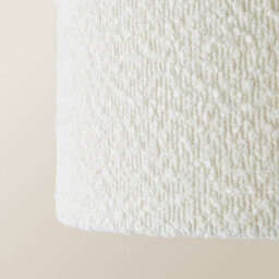 Valuelights Reni Cream Boucle Drum Ceiling Lamp Shade (D)25Cm - thumbnail 4