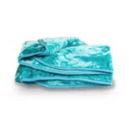 Mink Throw Soft Touch Blanket Fleece Faux Fur Teal 150X200Cm