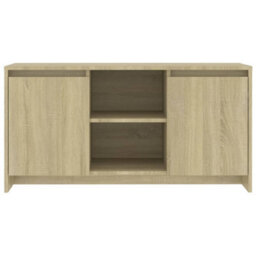 Vidaxl Tv Cabinet Sonoma Oak 102X37.5X52.5 Cm Engineered Wood - thumbnail 3