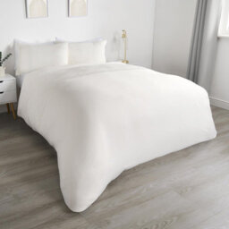 OHS Filled Pinsonic Arches Panel Duvet Cover Bedding Set, Cream - King - thumbnail 2