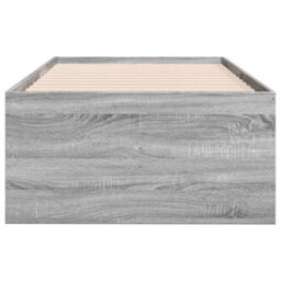 Berkfield Daybed With Drawers Without Mattress Grey Sonoma 90X200 Cm - thumbnail 5