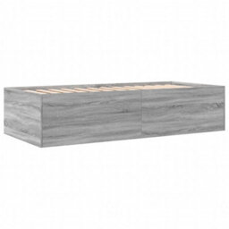 Berkfield Daybed With Drawers Without Mattress Grey Sonoma 90X200 Cm - thumbnail 6
