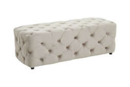 Buttercup Farm Alea Mink Velvet Bench - Wood/textile - L45 X W120 X H38 Cm - thumbnail 5