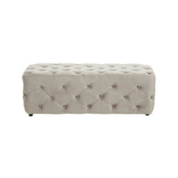 Buttercup Farm Alea Mink Velvet Bench - Wood/textile - L45 X W120 X H38 Cm - thumbnail 4