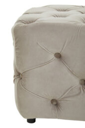 Buttercup Farm Alea Mink Velvet Bench - Wood/textile - L45 X W120 X H38 Cm - thumbnail 6