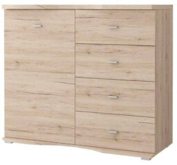 Arte Elegant Oak San Remo Sideboard H1000mm W1200mm D500mm - Perfect For Modern Classic Homes - thumbnail 1