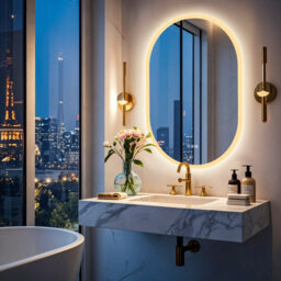 Luvodi 600X900mm Oval Bluetooth Led Bathroom Mirror Backlit, Memory, Anti-Fog, Dimmable ,waterproof - thumbnail 6
