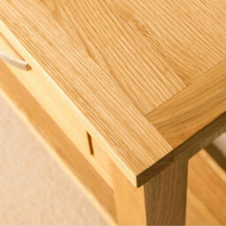 London Oak 85Cm Console Table With Drawers - By Roseland Furniture - thumbnail 6