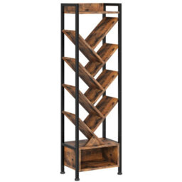 Freestanding Bookcase Storage Display Shelf Unit - thumbnail 1