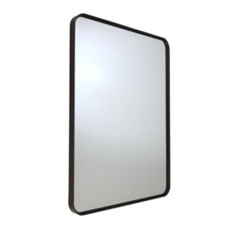 Homestylestore 600 X 800mm Wall Hung Bathroom Mirror With Black Frame - thumbnail 1