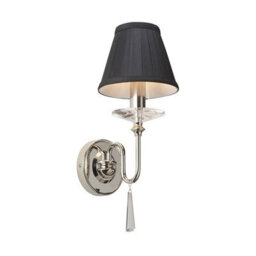 Elstead Finsbury Park 1 Light Indoor Candle Wall Light Polished Nickel - Shade Not Included, E14 - thumbnail 4