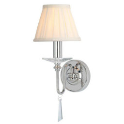 Elstead Finsbury Park 1 Light Indoor Candle Wall Light Polished Nickel - Shade Not Included, E14 - thumbnail 2