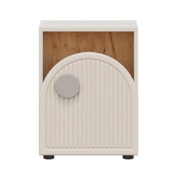 Heze Furniture Ping Multifunction Vertical Cabinet Shelf Unit Kids Bedroom - Cashmere - thumbnail 2
