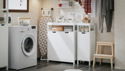 Sobuy Bzr121-W, Bathroom Cabinet Bathroom Storage Cabinet Cupboard With 2 Doors,white,w70Xd35Xh89 - thumbnail 2