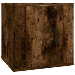Berkfield Classic 2 Piece Tv Cabinet Set Smoked Oak Engineered Wood - thumbnail 6