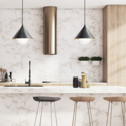 Luminosa Lighting Elstead Alora Mood Remyck Dome Pendant Ceiling Light Contemporary Matt Black 1X E27 - thumbnail 2